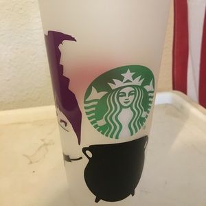 Vinyl Starbucks cup hocus pocus cup